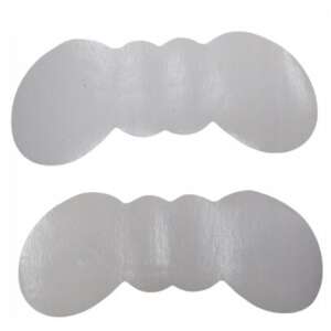 Zestaw 2 wkładek z poduszką na piętę, Flippy, wewnętrzne wsparcie buta, rozmiar uniwersalny, przyjazne dla skóry, kremowe