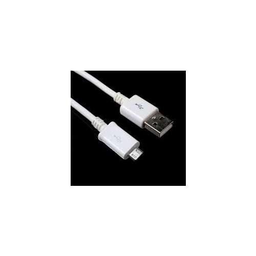 Fehér Micro USB - USB kábel, 1 méter hosszú