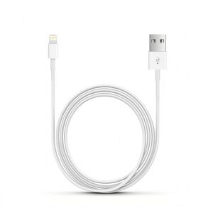 Flippy adatkábel kompatibilis iPhone, 2A, 1m, WUW-X83, buborékfólia, fehér