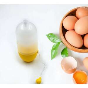 Agitator de ouă galben și alb pentru separarea gălbenușurilor și albușurilor, Flippy mixer de ouă, mixer manual pentru ouă, gadget de bucătărie - Ustensile de bucătărie