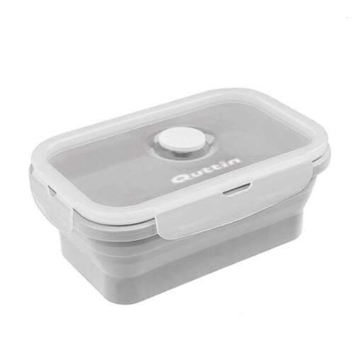 Caserola pliabila din silicon cu capac pentru microunde, 360 ml, Quttin 110447045