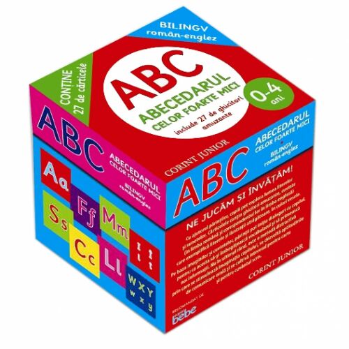 Corint Junior ABC Dwujęzyczny alfabet rumuńsko-angielski dla najmłodszych (27 książeczek)