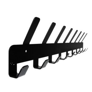 Fali akasztó (17 akasztóval) - fekete