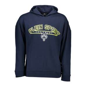 PLEIN SPORT Equipment Herren-Hoodie, blau, Größe XL - Herrenbekleidung
