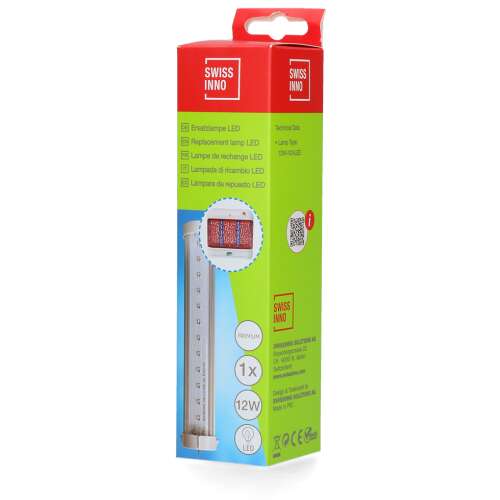 Swissinno UVA 12W LED cső a 24W-os rovarirtóhoz, istálló és állattartás kártevők irtására