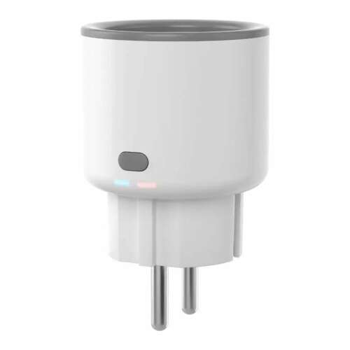 Sonoff S60TPF intelligens konnektor, oldalnézet, fehér - Okos eszköz