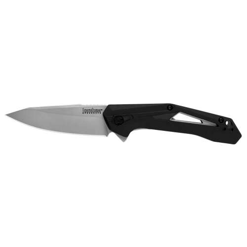 Kershaw Airlock 1385 összecsukható kés, fekete markolat, ezüst penge