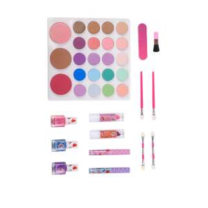 Sada make-upu Create It Beauty Case pre deti s očným tieňom, lakom na nechty, leskom na pery, lícenkou a štetcami na make-up - Create It!