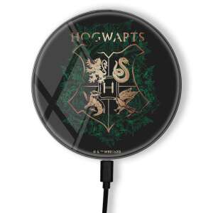 Încărcător wireless Harry Potter Hogwarts, Încărcare rapidă, 10W, Negru - Încărcătoare wireless