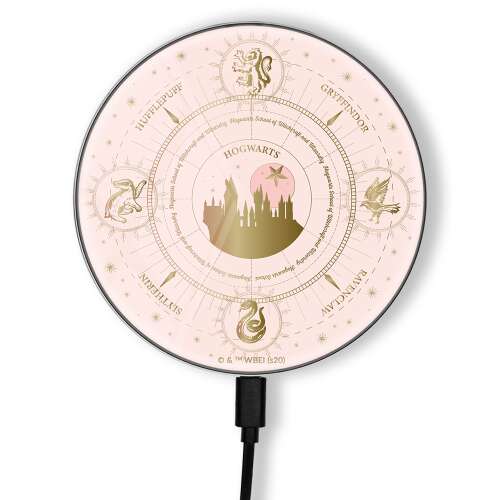 Încărcător wireless Harry Potter Hogwarts Roz