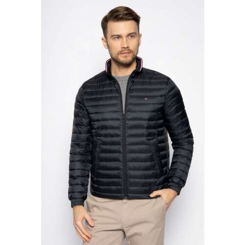 Tommy Hilfiger Core Circular pánska prešívaná bunda, čierna, MW0MW12720, veľkosť 2XL