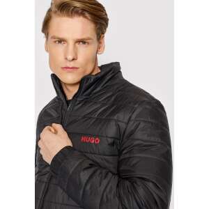 Bunda HUGO Light slim fit Benti, čierna, predný pohľad - Hugo Boss