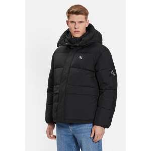 Calvin Klein Jeans Herren schwarze Daunenjacke, J30J323709, Vorderansicht - Calvin Klein