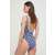 Tommy Hilfiger, Monogram One Piece fürdőruha, fehér, sötétkék, S 110496951