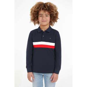 Póló fiúknak Tommy Hilfiger KB0KB08656 176 CM Sötétkék 16 év 110497373 - Tommy Hilfiger