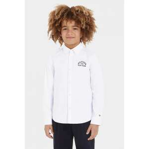 Koszula dziecięca Tommy Hilfiger KB0KB08516 104 CM Biała 4 lata 110497581 - Moda i ubiór