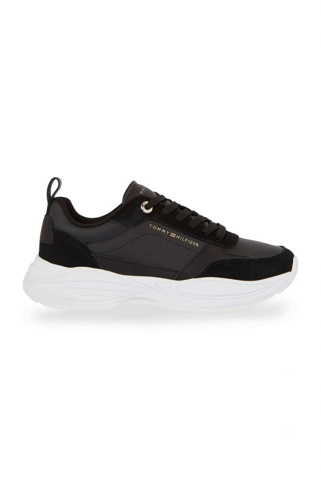 Sneakers  Tommy Hilfiger Essential Lthr Runner FW0FW07587 Negru 39 EU