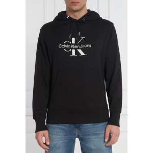 Czarna bluza Calvin Klein z kapturem i logo - Calvin Klein