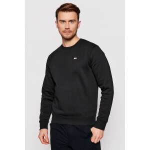 Tommy Jeans férfi fekete pulóver, DM0DM09591, 2XL, elülnézet - Tommy Jeans