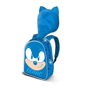 Plecak dla dzieci Sonic the Hedgehog z kapturem, niebieski, 31 x 26 x 11 cm - Plecak, torba Ovis