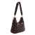 Seitenansicht der Guess Loralee Hobo PG922602 braunen Schultertasche für Damen