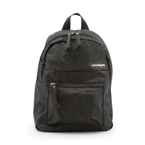 Czarny damski plecak Laura Biagiotti Lorde LB21W-101-9, widok z przodu