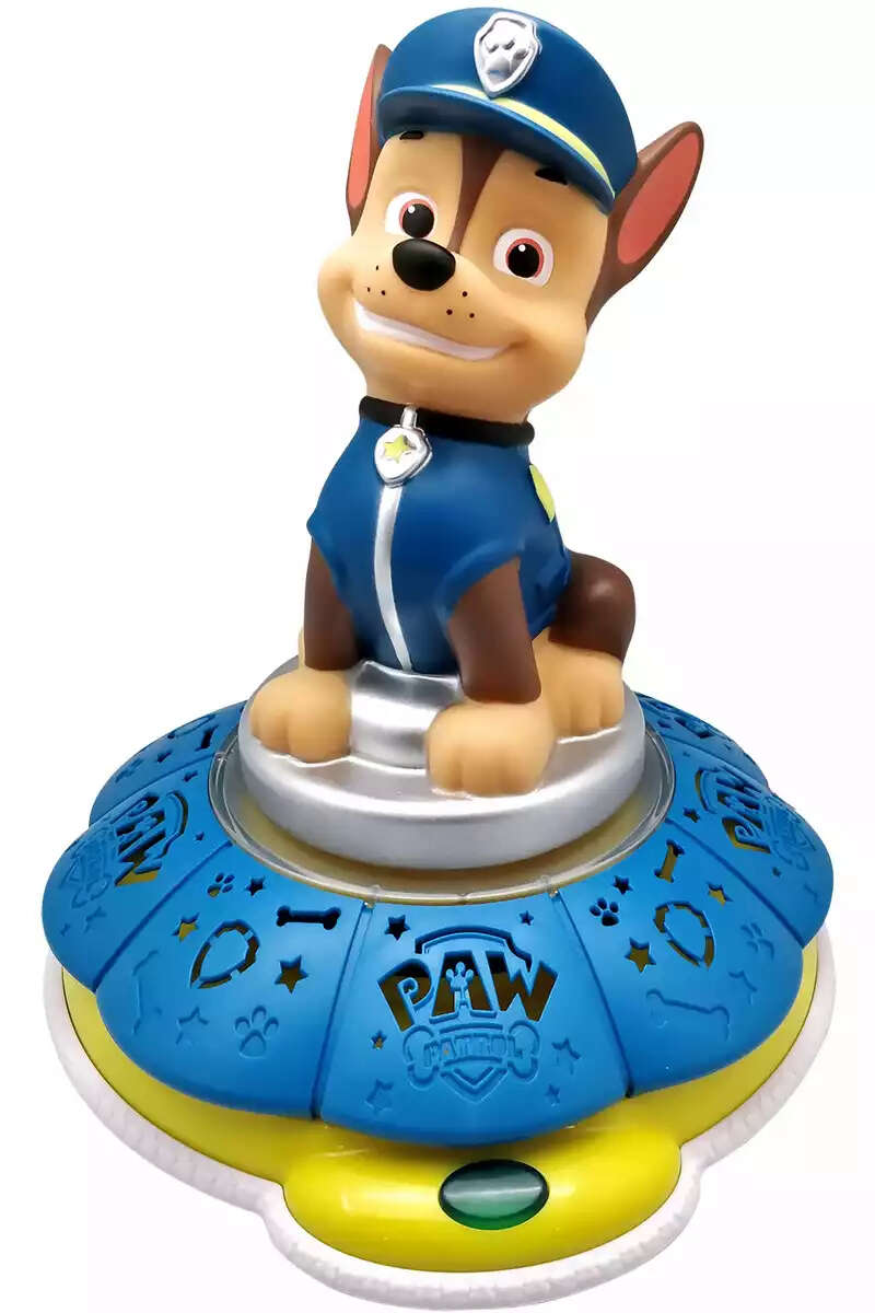 Lampka nocna 3D Paw Patrol Chase z dźwiękiem, 29 cm 28 x 24 cm Niebieska