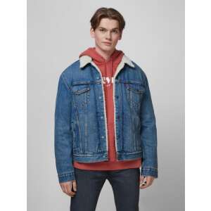 Levi's Jeansjacke mit Sherpa-Futter, Vorderansicht - Jacken für Herren