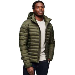 Superdry Fuji Puffer Jacke, Herren Militärgrüne Jacke, Größe 3XL - Jacken für Herren