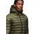 Superdry Fuji Puffer Jacke Kapuze und Logo, Militärgrün