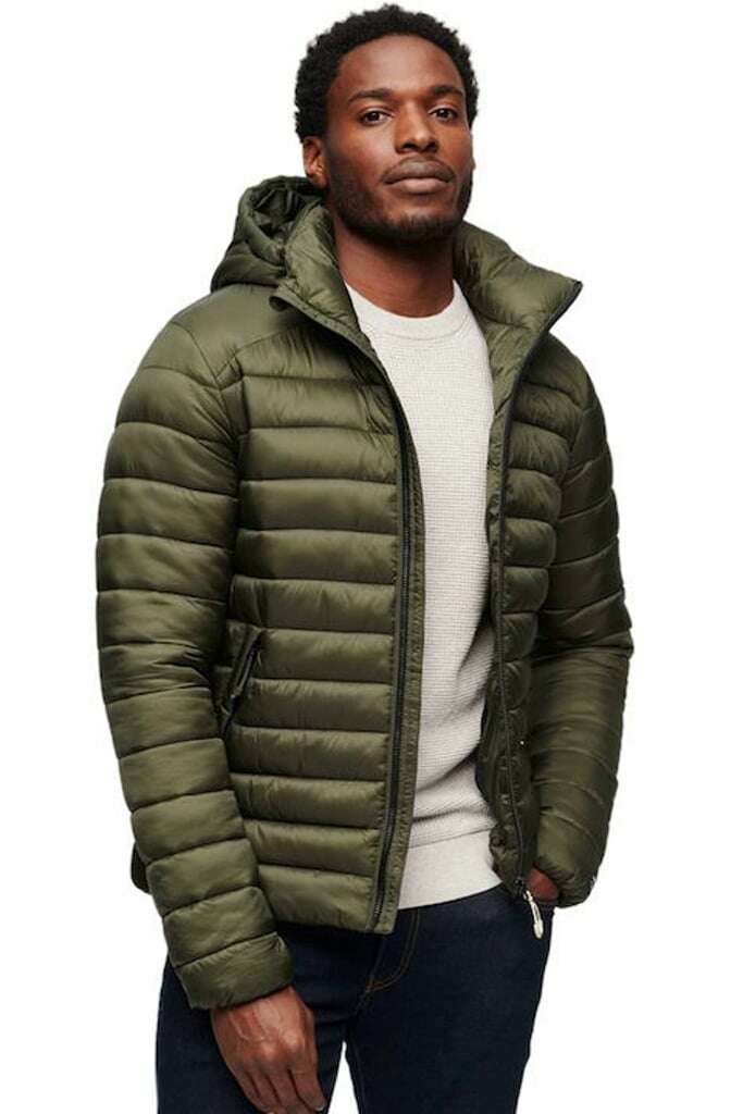 Herrenjacke Superdry Fuji Puffer M5011821A XL INTL Khaki