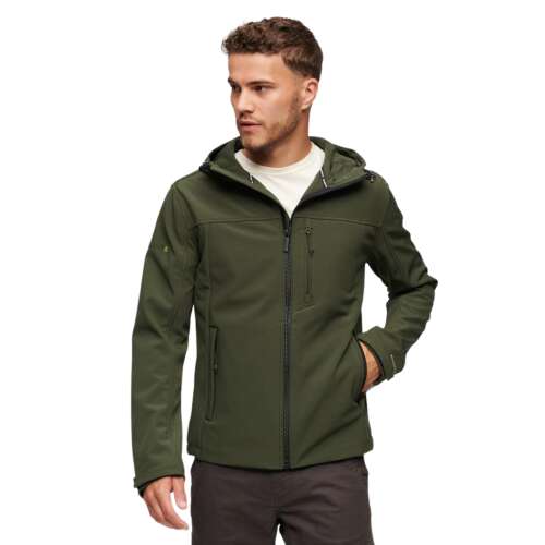 Herrenjacke Superdry Soft Shell M5011824A 2XL INTL Militärgrün