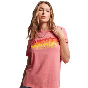 Damska koszulka Superdry W1011054A XL INTL Jasnoczerwona 110500196 - Superdry