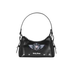 Kabelka Betty Boop Motor Love, čierna crossbody kabelka, 23 x 13 x 12 cm - Kufre&tašky