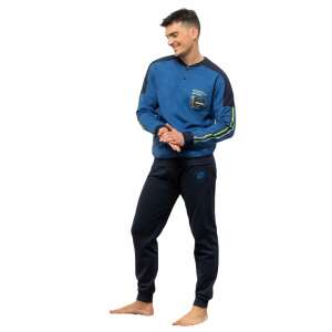 Langer Pyjama für Herren Lotto LP2100 Blau L INTL 110501233 - Herrenbekleidung