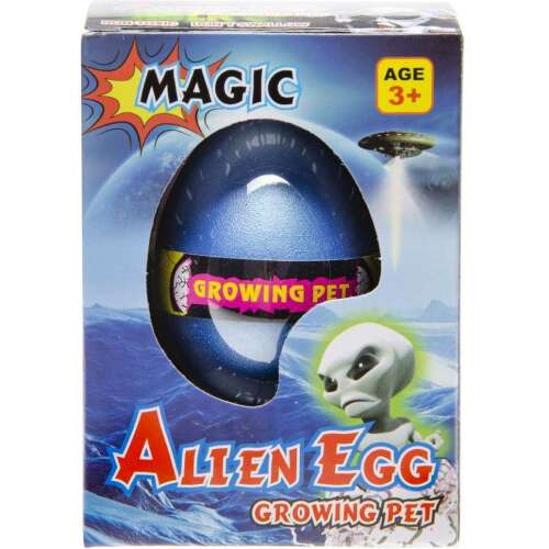 Idegen tojás növekvő háziállat varázslatos játék, kék tojás idegennel belül, 3 éves kortól
