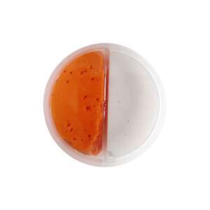 Ugró gyurma neon 2 színben 7x6cm, fehér narancssárgával