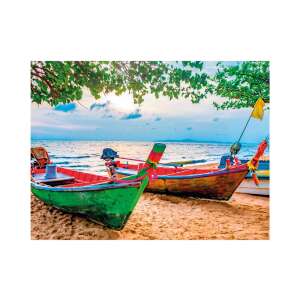 Strandboote, Sonnenuntergang, Puzzle, 2000 Teile - Puzzle & Rätsel
