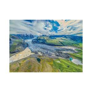 Svinafellsjokull-Gletscher, Island, 3000-teiliges Puzzlebild - Puzzle & Rätsel