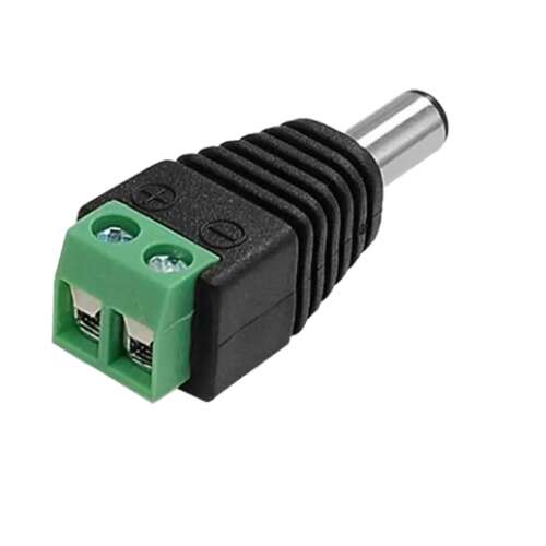 TATA 12V Tápcsatlakozó - Csavaros - 5,5x2,1mm DC