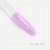 Claresa Soft&Easy Builder Gel UV/LED Lilac, prim-plan al gelului de culoare lila pe o unghie