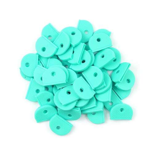 RO.C26.PVCFG.TYR.50db kulcs jelölő, Türkiz 110528366