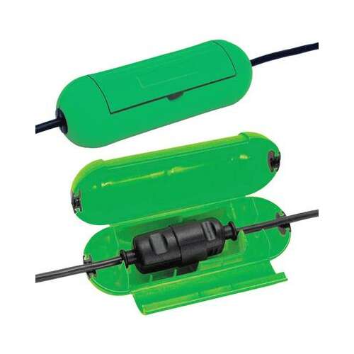 Brennenstuhl Safe-Box zielony ochraniacz wtyczki do przedłużaczy