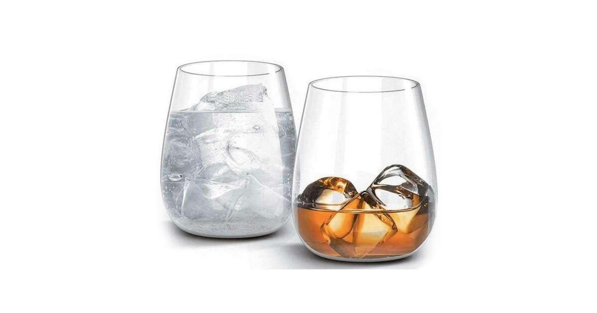 Lav Gaia 12-Piece Stemless Wine Glasses Set