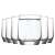 Sada 6 sklenených pohárov LAV Diamond 215ml s vodou
