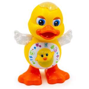 Sárga táncoló kacsajáték fényekkel és zenével, YJTOYS márka - Nonbrand Interaktív gyerek játék