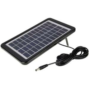 8W teljesítményű 5 töltőfejes szolár panel - 18 x 30 cm napelemes töltő panel (BBV)