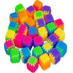 72 darabos tüsi építőjáték szett - színes készségfejlesztő építőkocka (BBLPJ) (BBMJ)