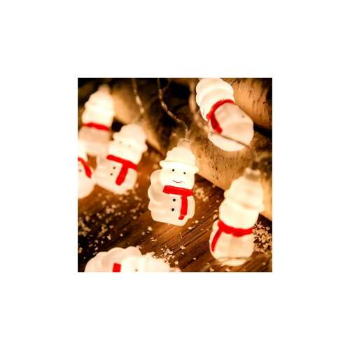 Lumini om de zăpadă modul BAT 1,35m WARM 10LED ML-C1012 110564974