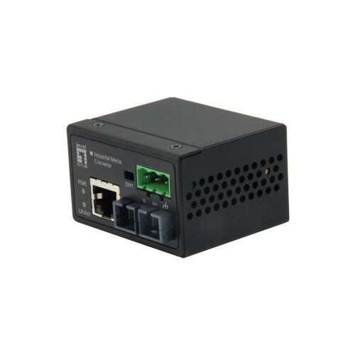 LevelOne IEC-4301 konwerter mediów sieciowych 100 Mbit/s Single-mode Czarny (IEC-4301) 110572311